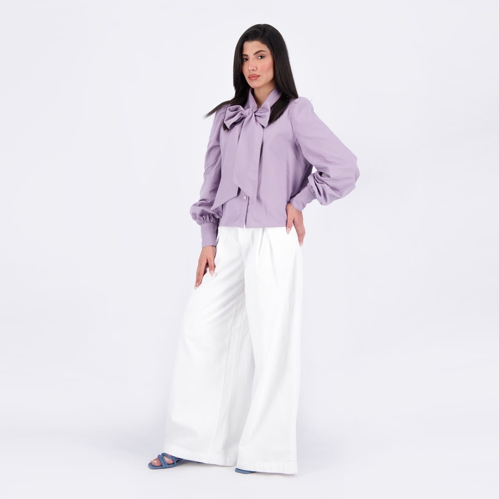 Chino wide leg femme - CHEDIA