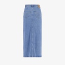 Jupe maxi femme boutonnée en jeans  - MAYAR