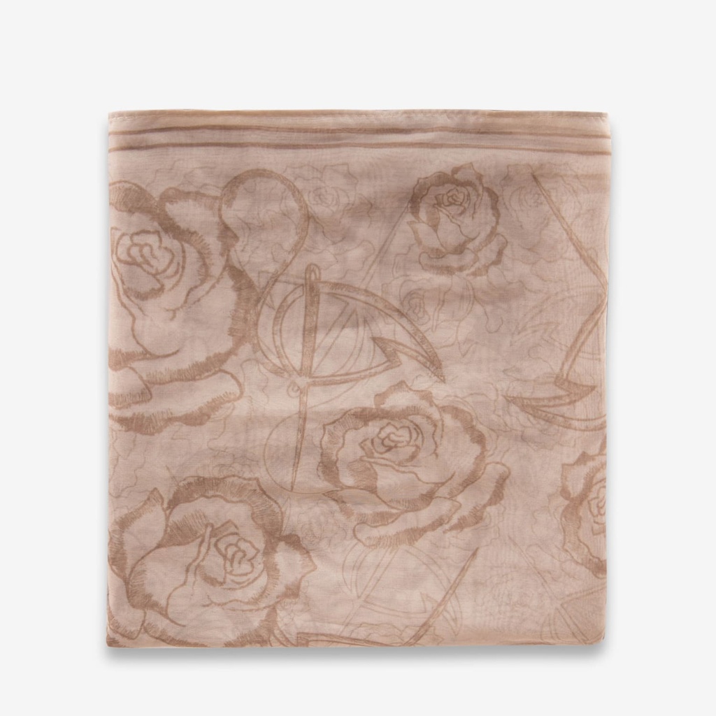 Foulard Flament &amp; fleur Beige