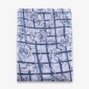 Foulard Flament &amp; fleur Bleu