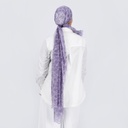 Foulard Flament &amp; fleur Violet