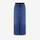 Jupe maxi femme en jeans- MYRIAM