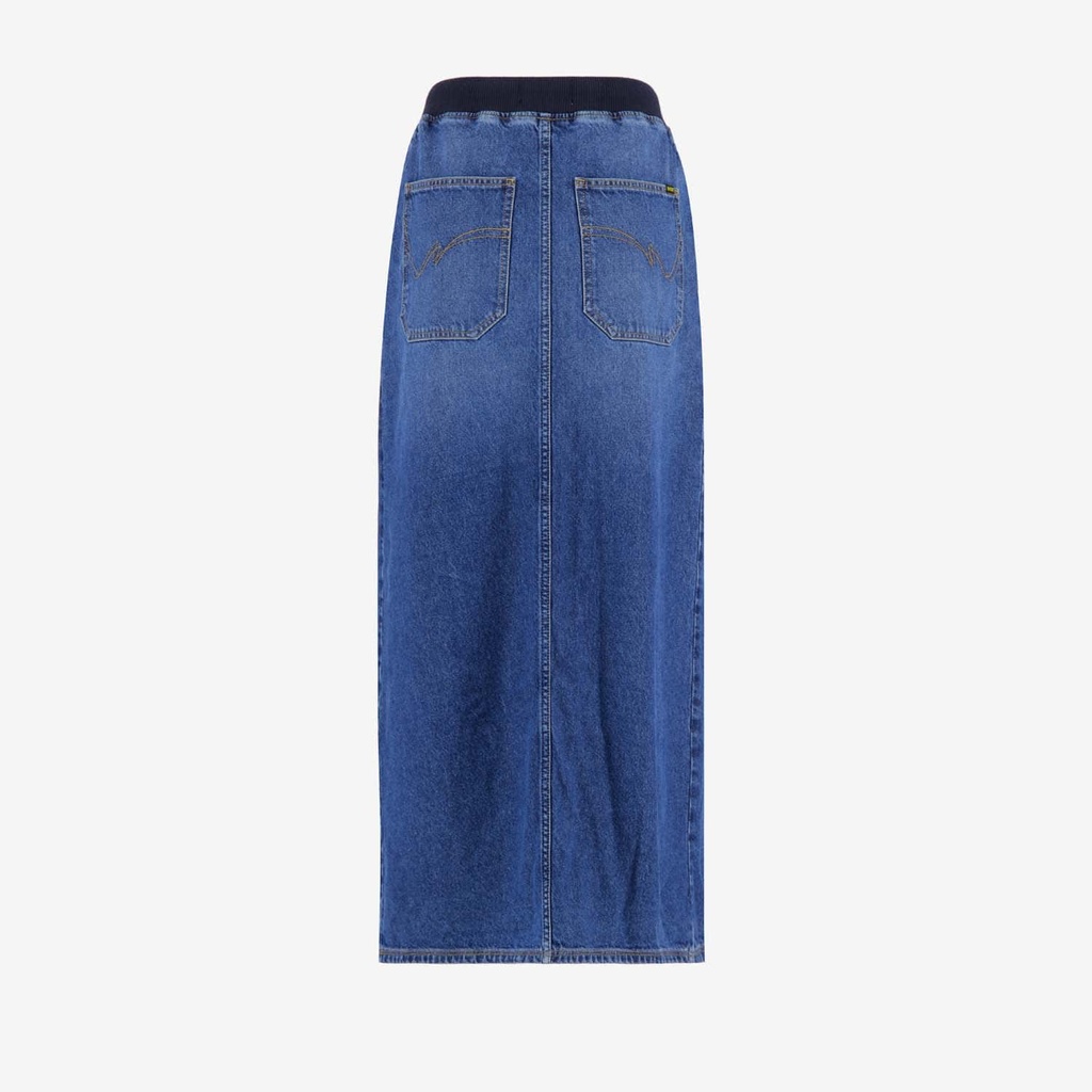 Jupe maxi femme en jeans- MYRIAM