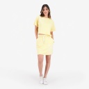 Sweat sur taille femme manches courtes FLEUR
