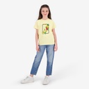 T-shirt fille manches courtes شايخين
