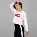 CROP TOP FEM AVEC SERIG LOVE