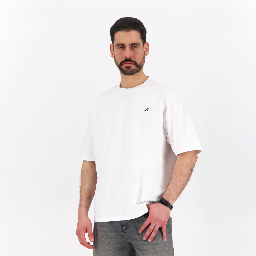 T-shirt oversized unisexe adulte manches courtes  3.0 جريدة
