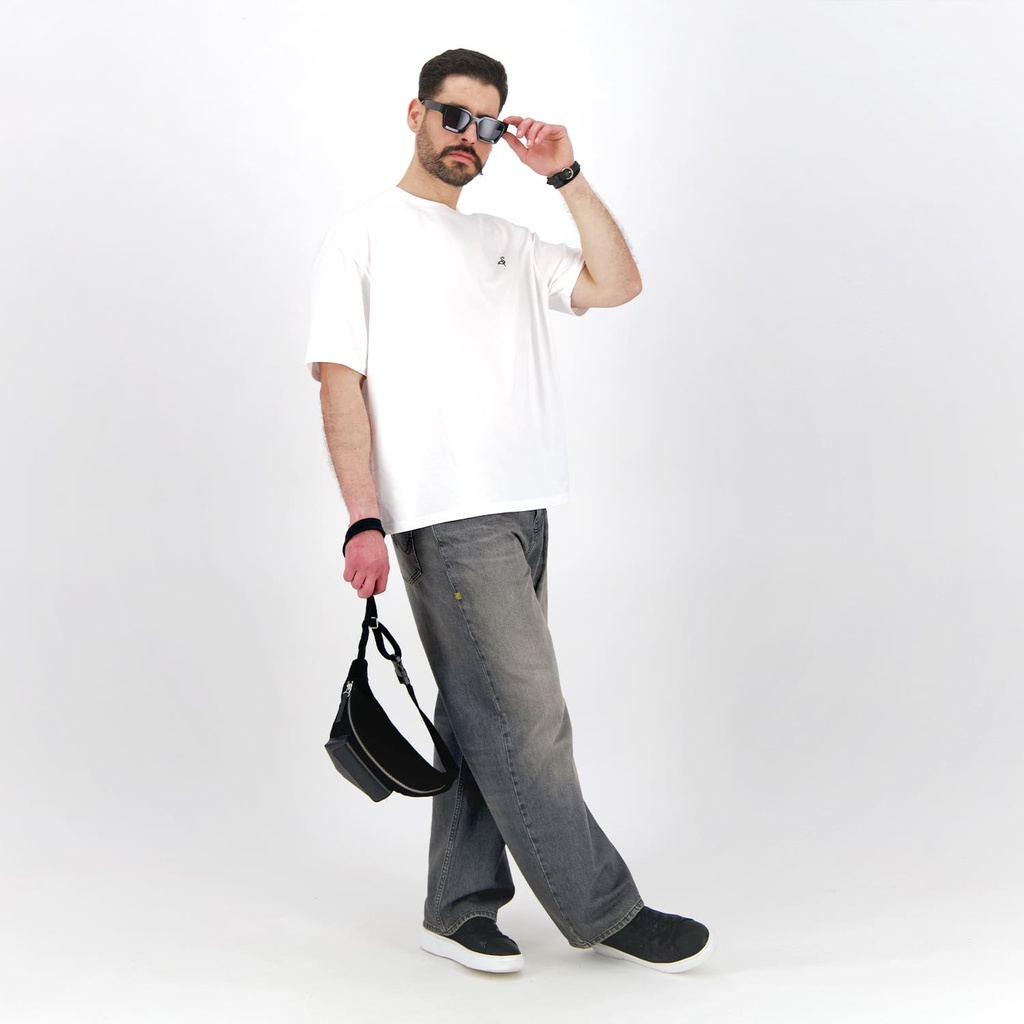 T-shirt oversized unisexe adulte manches courtes  3.0 جريدة