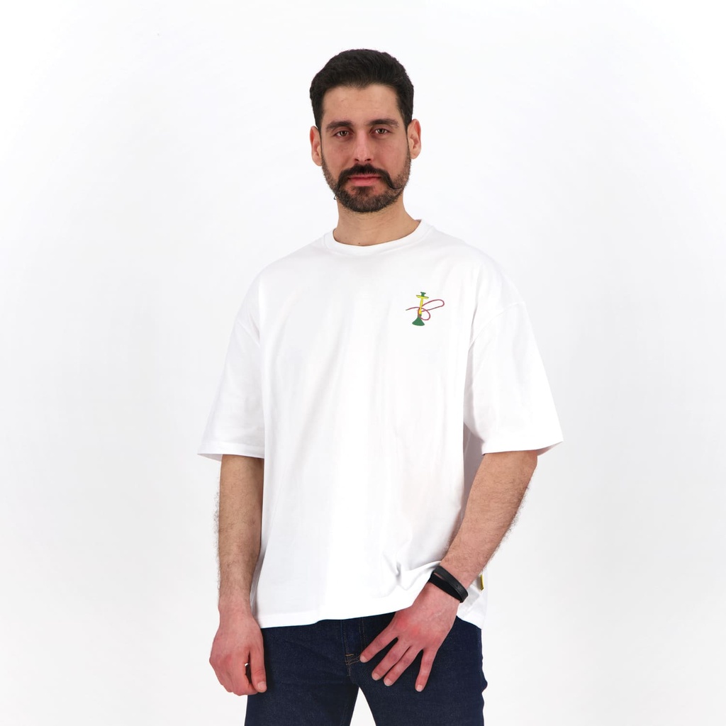 T-shirt oversized unisexe adulte manches courtes سيب TROTTOIR