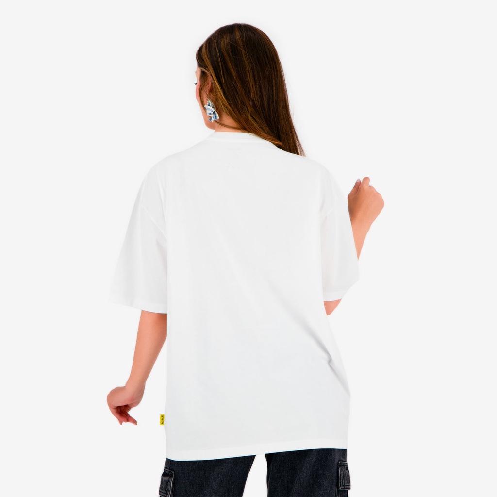 T-shirt oversized unisexe adulte manches courtes سيدي بو سعيد