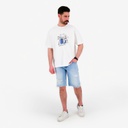 T-shirt oversized unisexe adulte manches courtes سيدي بو سعيد