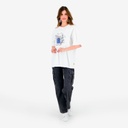 T-shirt oversized unisexe adulte manches courtes سيدي بو سعيد