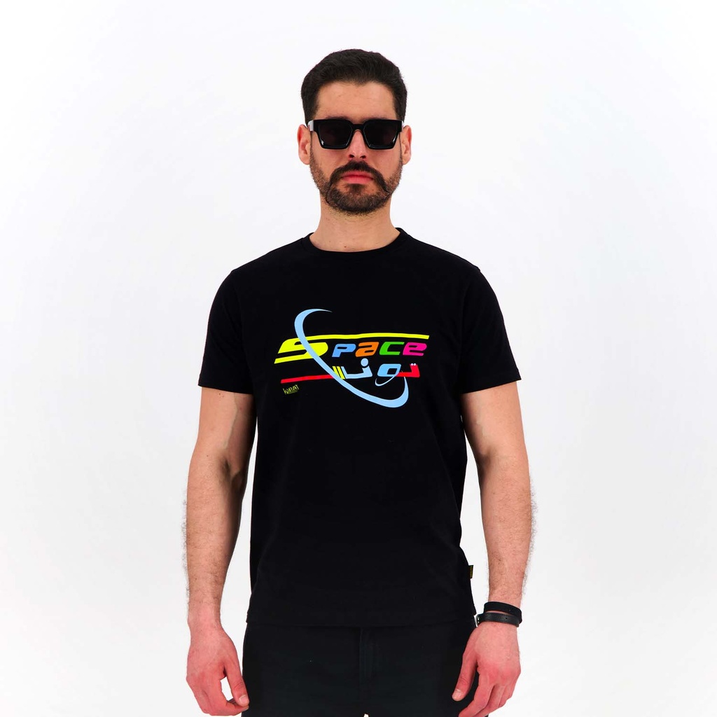 T-shirt unisexe adulte manches courtes SPACE تونس