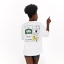 T-shirt oversized unisexe adulte manches courtes سيب TROTTOIR
