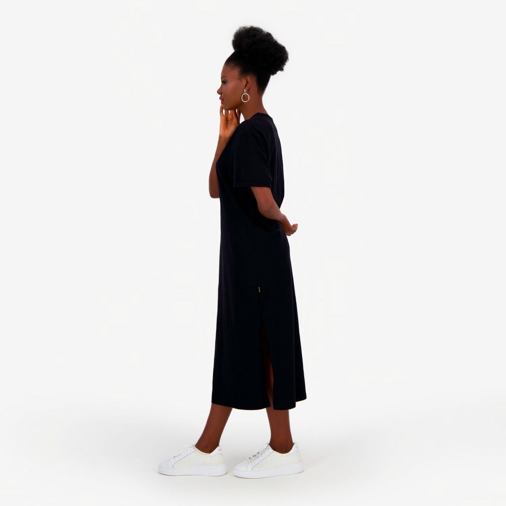 Robe maxi femme manches courtes  كان يا مكان