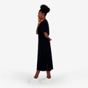 Robe maxi femme manches courtes  كان يا مكان