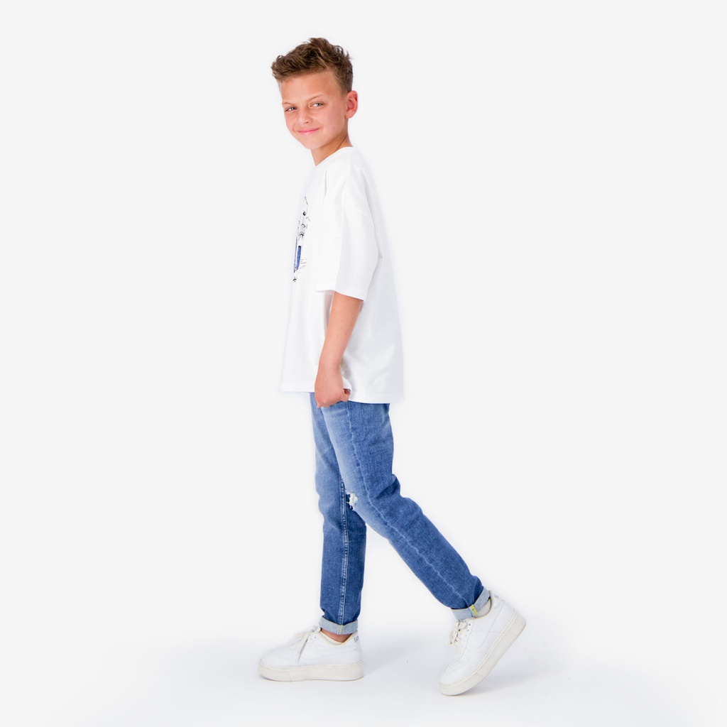 T-shirt oversized unisexe  manches courtes سيدي بو سعيد