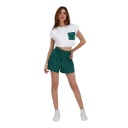 Short cargo femme en molleton