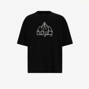 T-shirt oversized unisexe  manches courtes طبرقة
