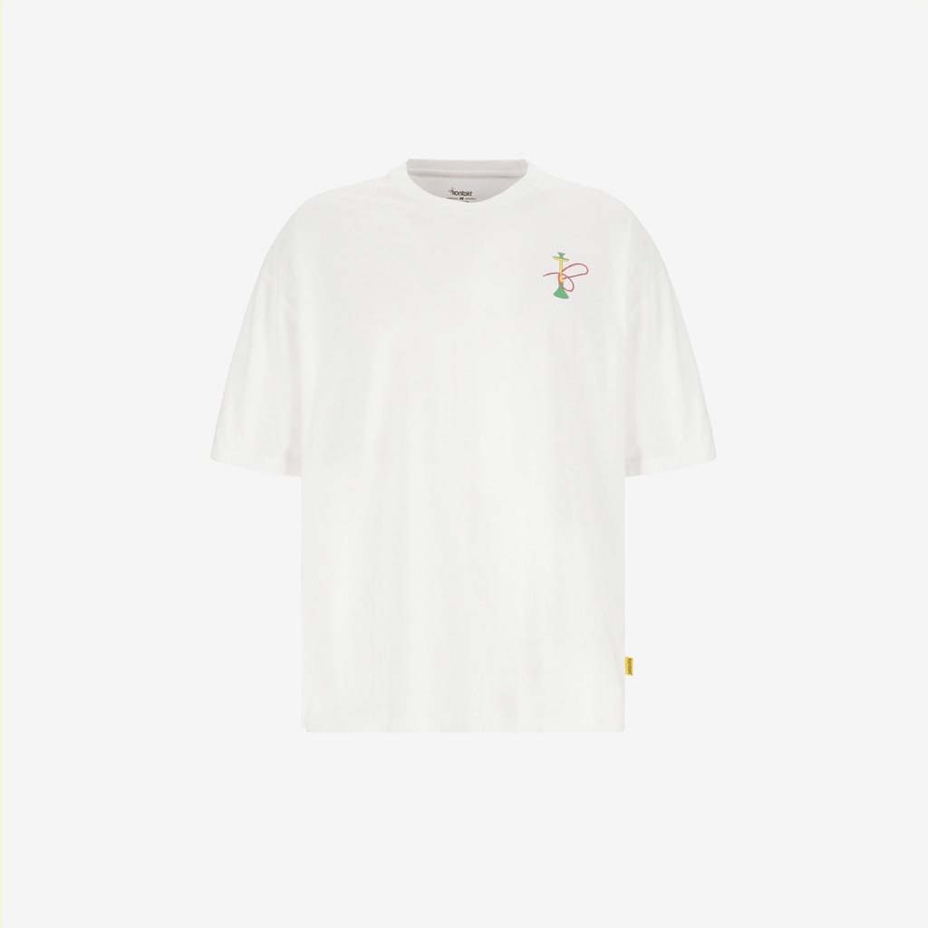 T-shirt oversized unisexe adulte manches courtes سيب TROTTOIR