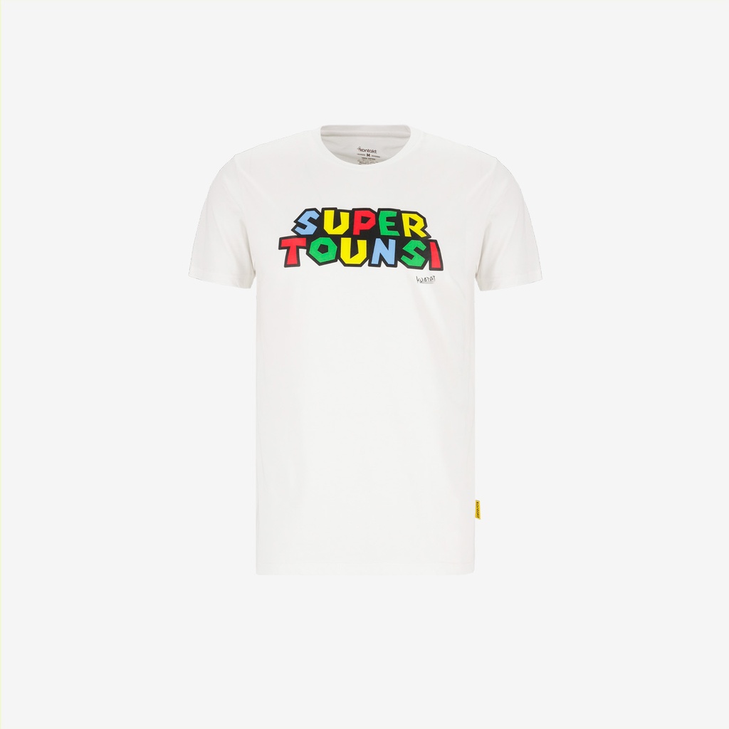 T-shirt unisexe adulte manches courtes SUPER TOUNSI