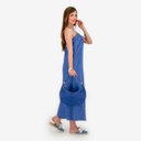 Robe bretelle femme en jeans - THANA