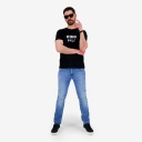 T-shirt unisexe adulte manches courtes  NO DRAMA عيشك