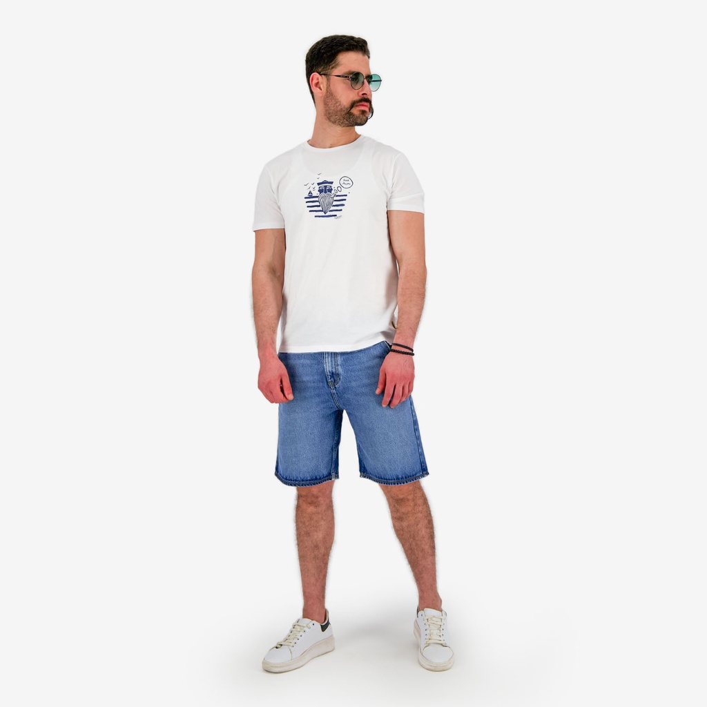 T-shirt homme manches courtes عندك بحرية