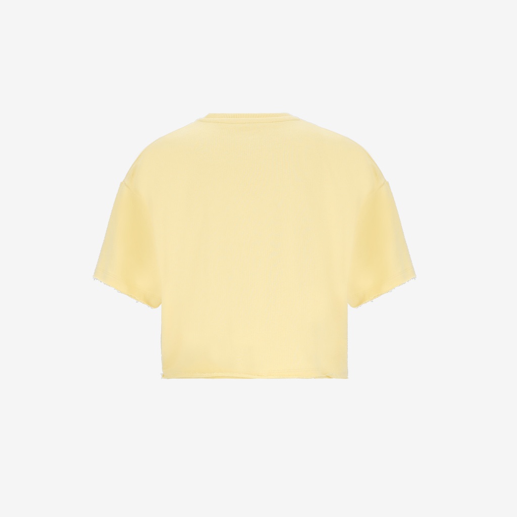 Sweat sur taille femme manches courtes FLEUR