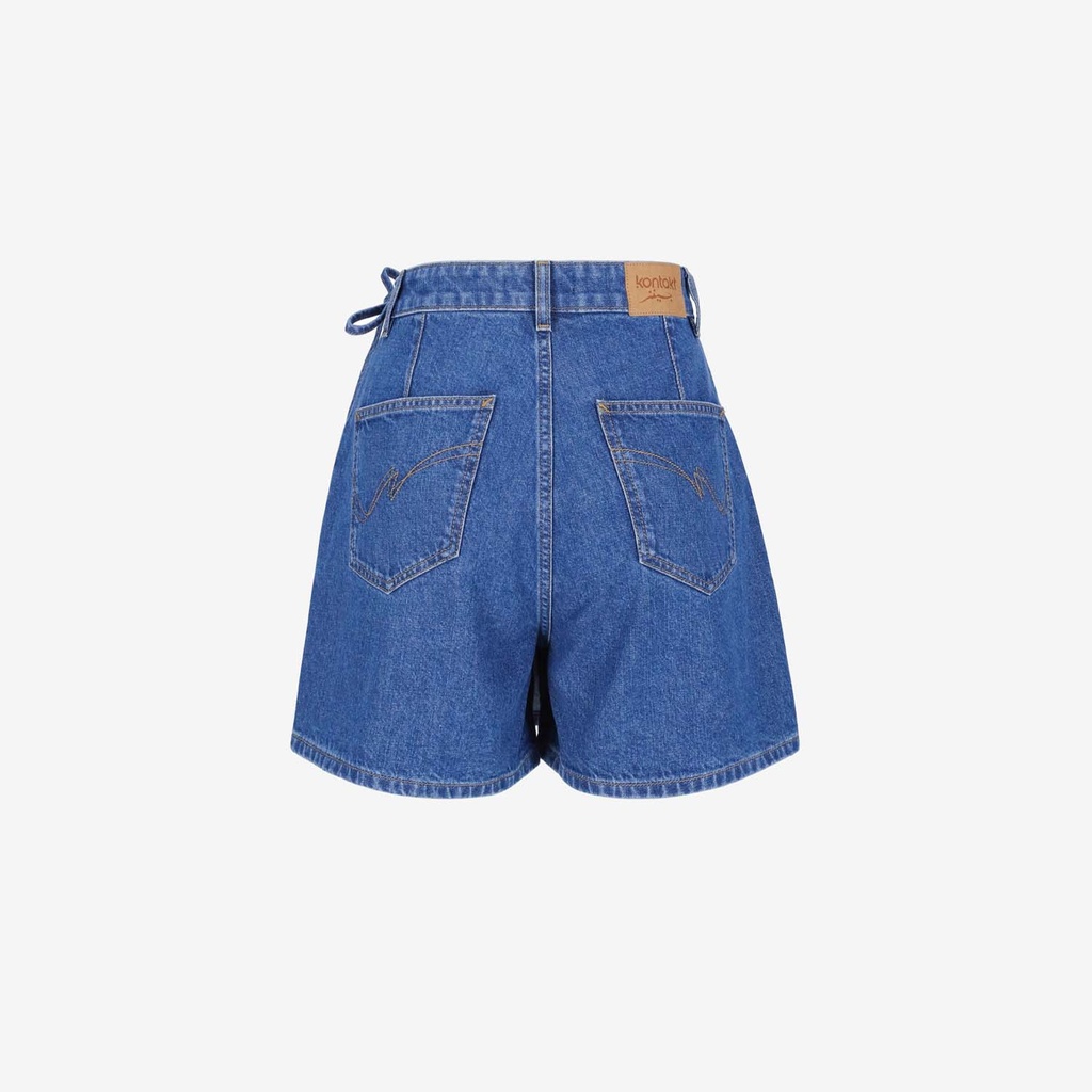 Skort femme avec noued en jeans - SOUKAINA 2.0