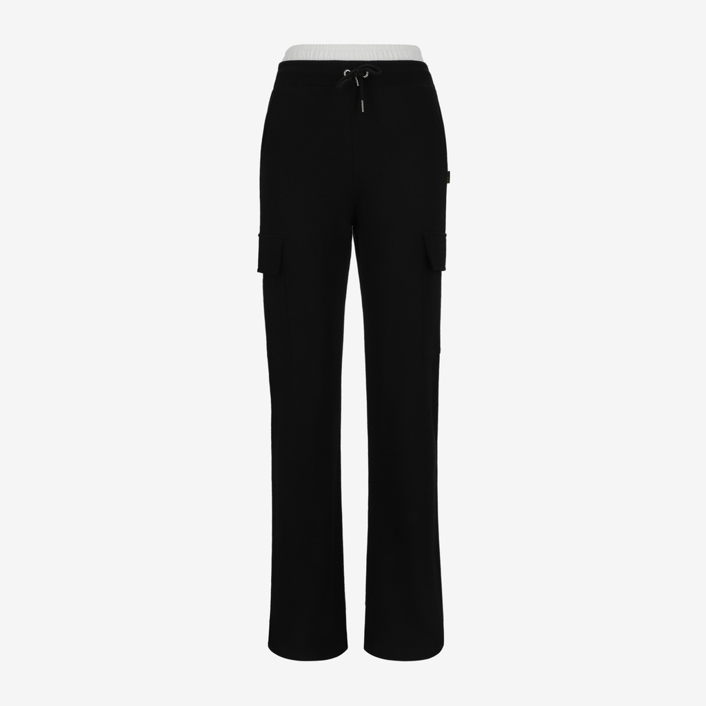 Jogger cargo femme jambe droite taille boxer