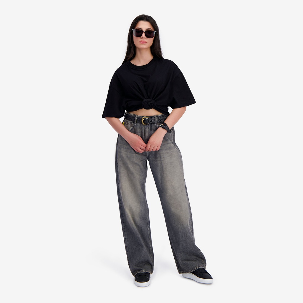 T-shirt oversized unisexe adulte manches courtes  جريدة