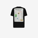 T-shirt oversized unisexe adulte manches courtes  جريدة