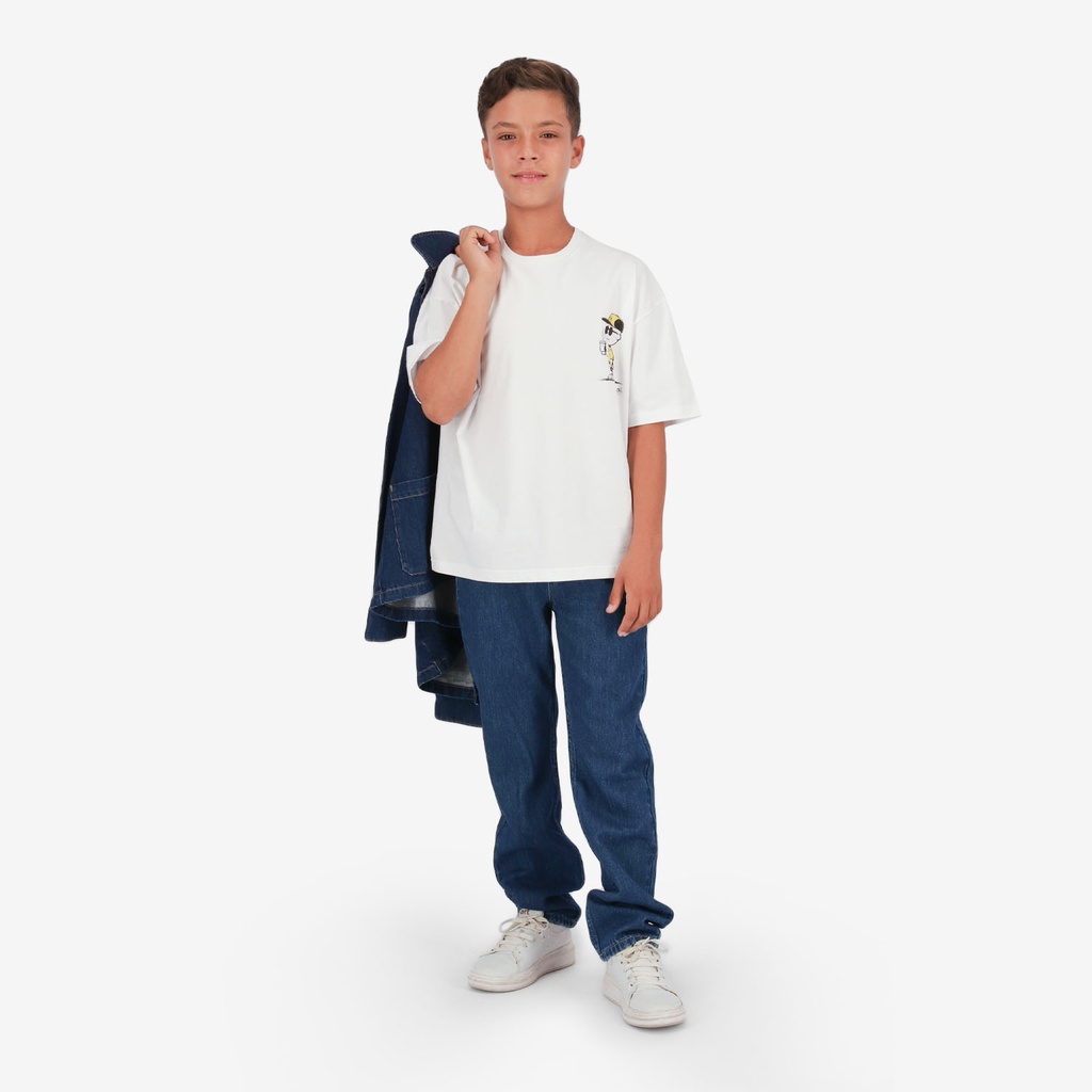 Straight jogger garçon en jeans