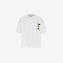 T-shirt oversized garçon manches courtes avec animation