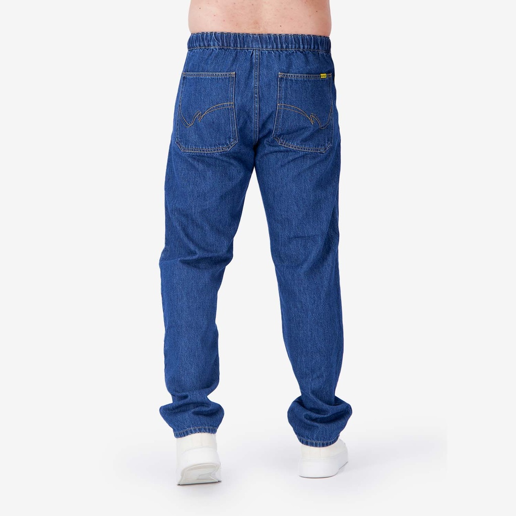 Baggy jogger homme en jeans-BAHA