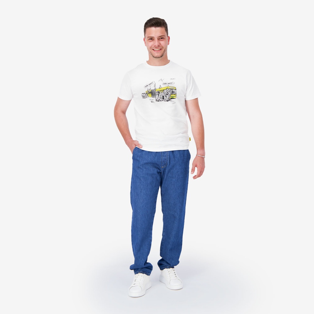 Baggy jogger homme en jeans-BAHA