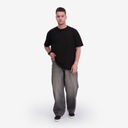 T-shirt oversized unisexe adulte manches courtes  جريدة