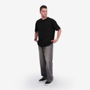 T-shirt oversized unisexe adulte manches courtes  جريدة