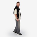 T-shirt oversized unisexe adulte manches courtes سنعود بعد قليل