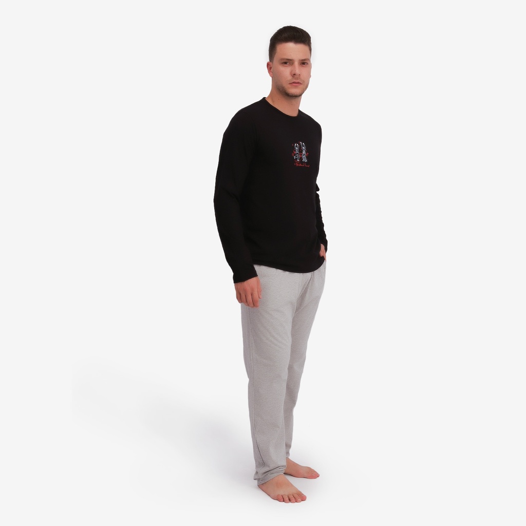 Pyjama homme manches longues جو بالضوء