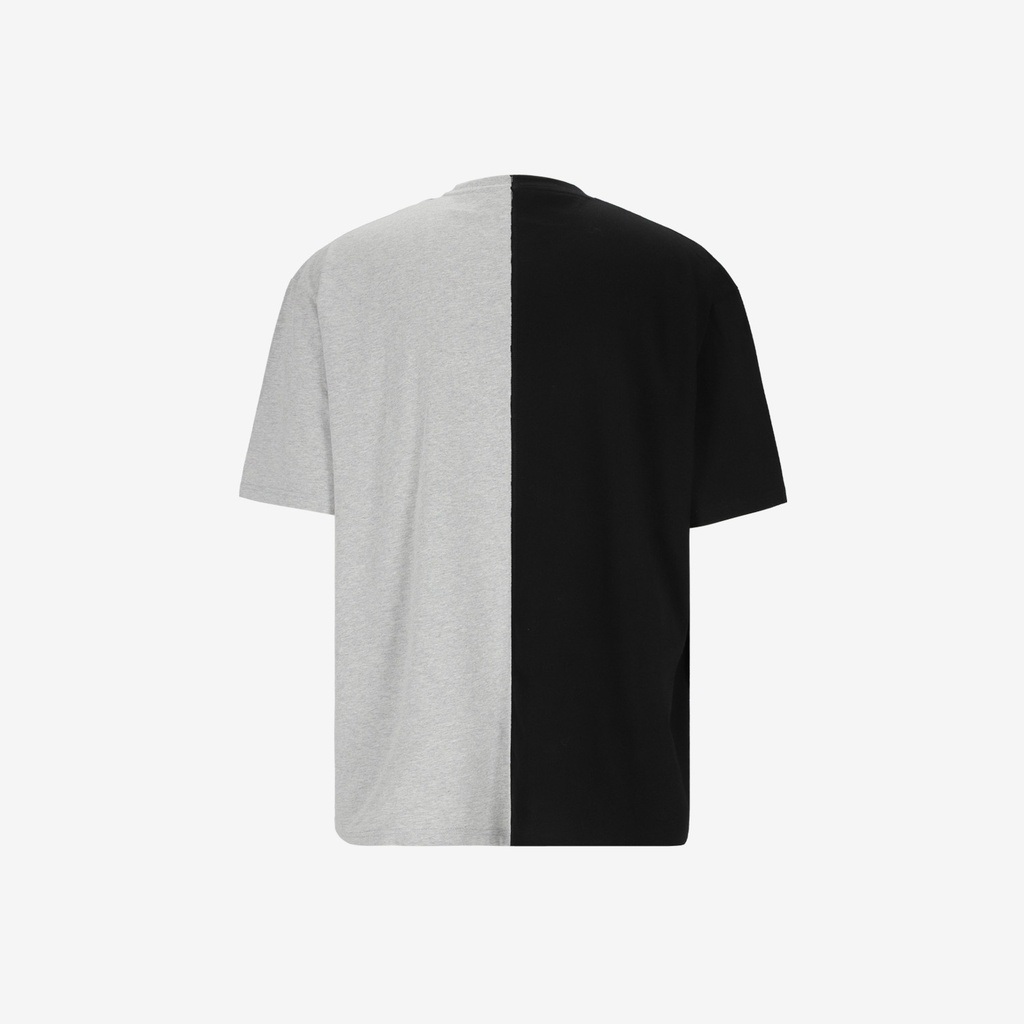 Upcycling t-shirt oversized homme manches courtes CROQUIS POCHE &amp; الري VERSION 2