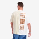 Upcycling t-shirt oversized homme manches courtes MARGOUM &amp; LOSANGE VERSION 1