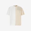 Upcycling t-shirt oversized homme manches courtes MARGOUM &amp; LOSANGE VERSION 1