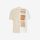 Upcycling t-shirt oversized homme manches courtes MARGOUM &amp; LOSANGE VERSION 1