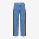 Upcycling carpenter homme en jeans bi-couleur - KARIM