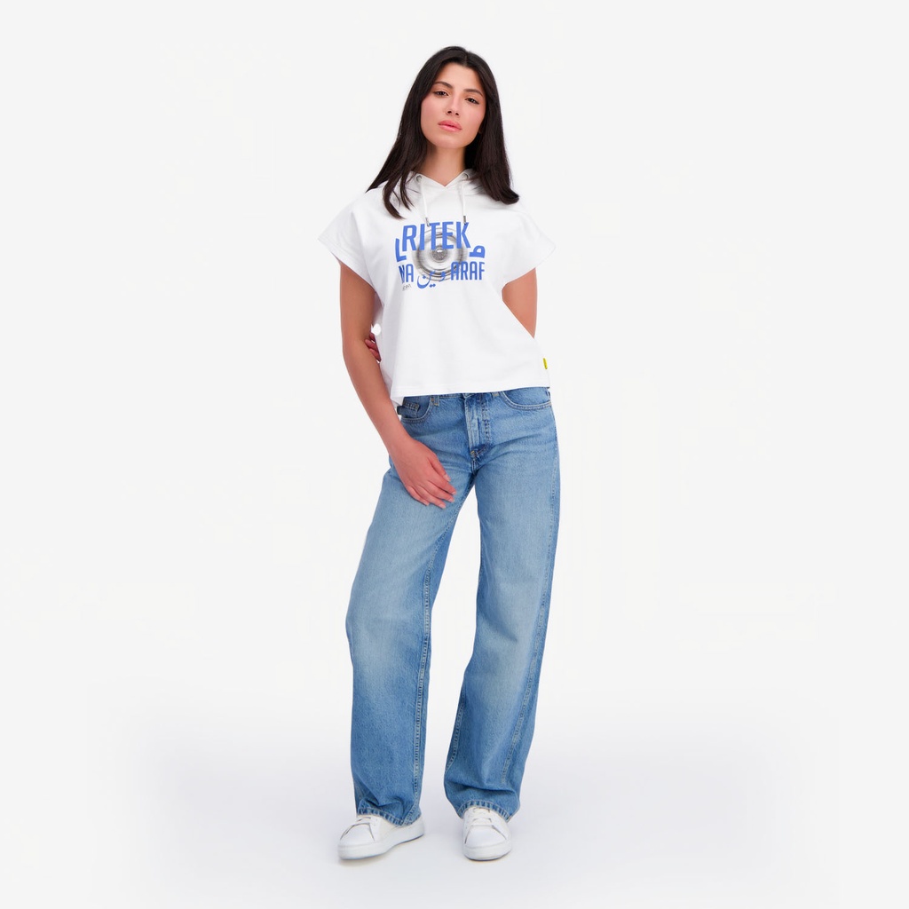 Hoodie femme oversized sans manches RITEK ما NAARAFوين