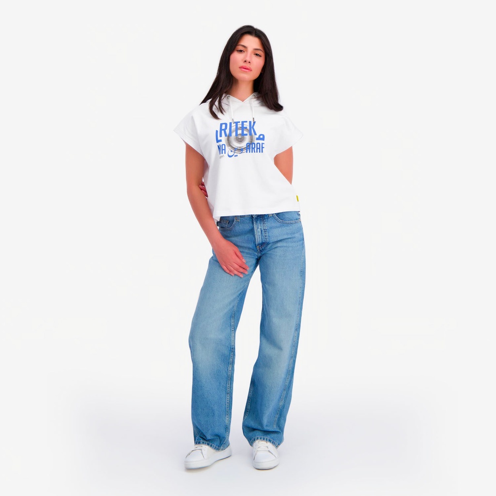 Hoodie femme oversized sans manches RITEK ما NAARAFوين