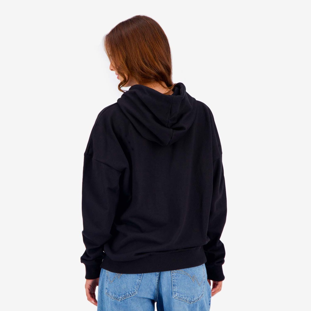Hoodie oversized femme avec broderie