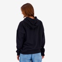 Hoodie oversized femme avec broderie